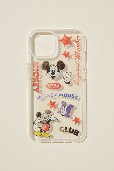 License Printed Phone Case Iphone 14, LCN DIS MICKEY MOUSE OFFICIAL MEMBER