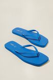 The Rubi Square Toe Flip Flop, SOLID COBALT BLUE - alternate image 2