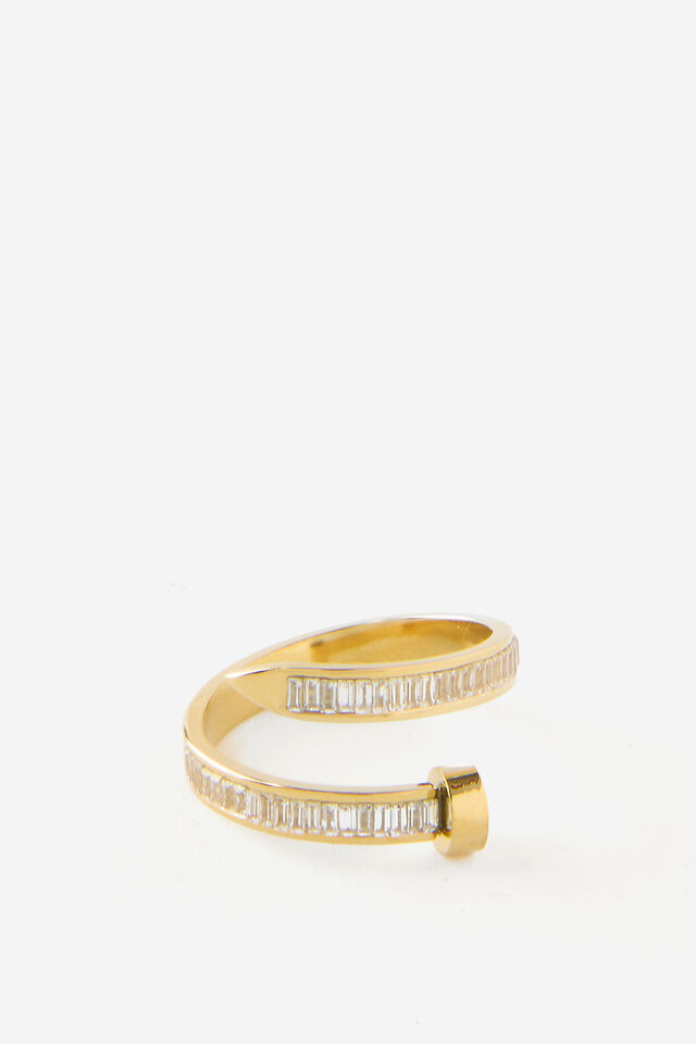 Waterproof Ring Gold Dia Wrap - Rubi X Luyanda Zwane, WATERPROOF RING GOLD DIA WRAP