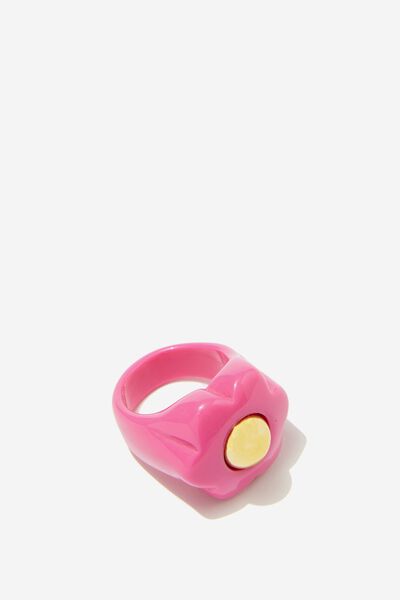 Bubble Ring, PINK FLOWER