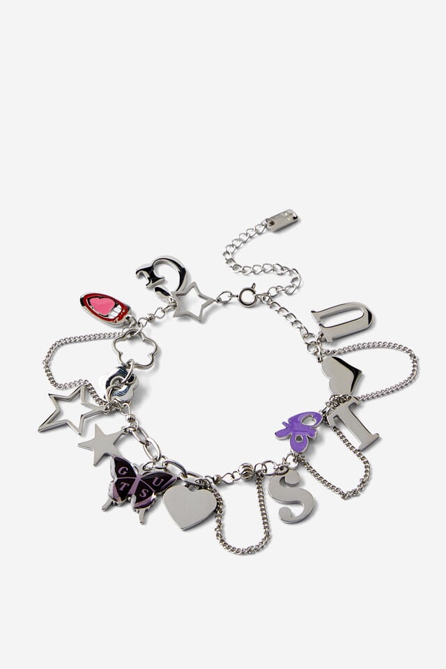 Waterproof Single Bracelet, LCN OLIVIA RODRIGO CHARM BRACELET