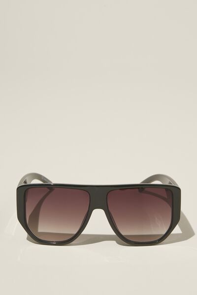 Carlette Shield Sunglasses, KHAKI