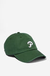 Classic Dad Cap, ALPHABET P/DEEP GREEN - alternate image 1