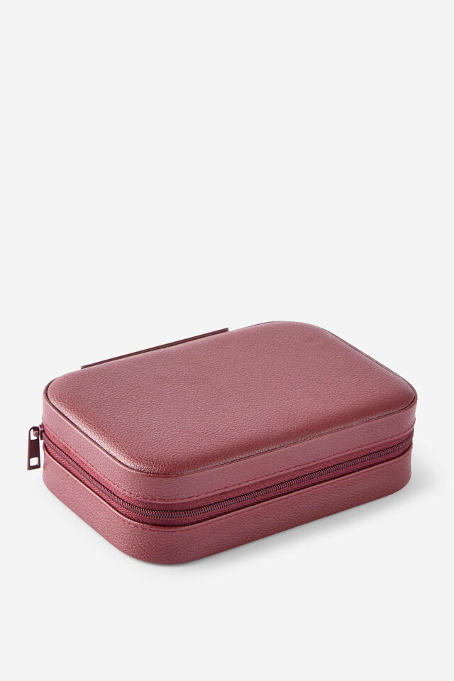 Large Jewellery Case, BERRY