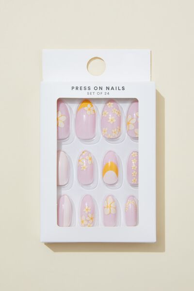 Press On Nails, PINK FRANGIPANI