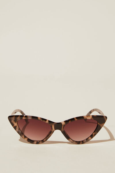 Óculos de Sol - Erica Cateye Sunglasses, COOKIES AND CREAM