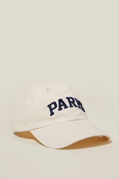 Classic Dad Cap, PARIS/VINTAGE WHITE