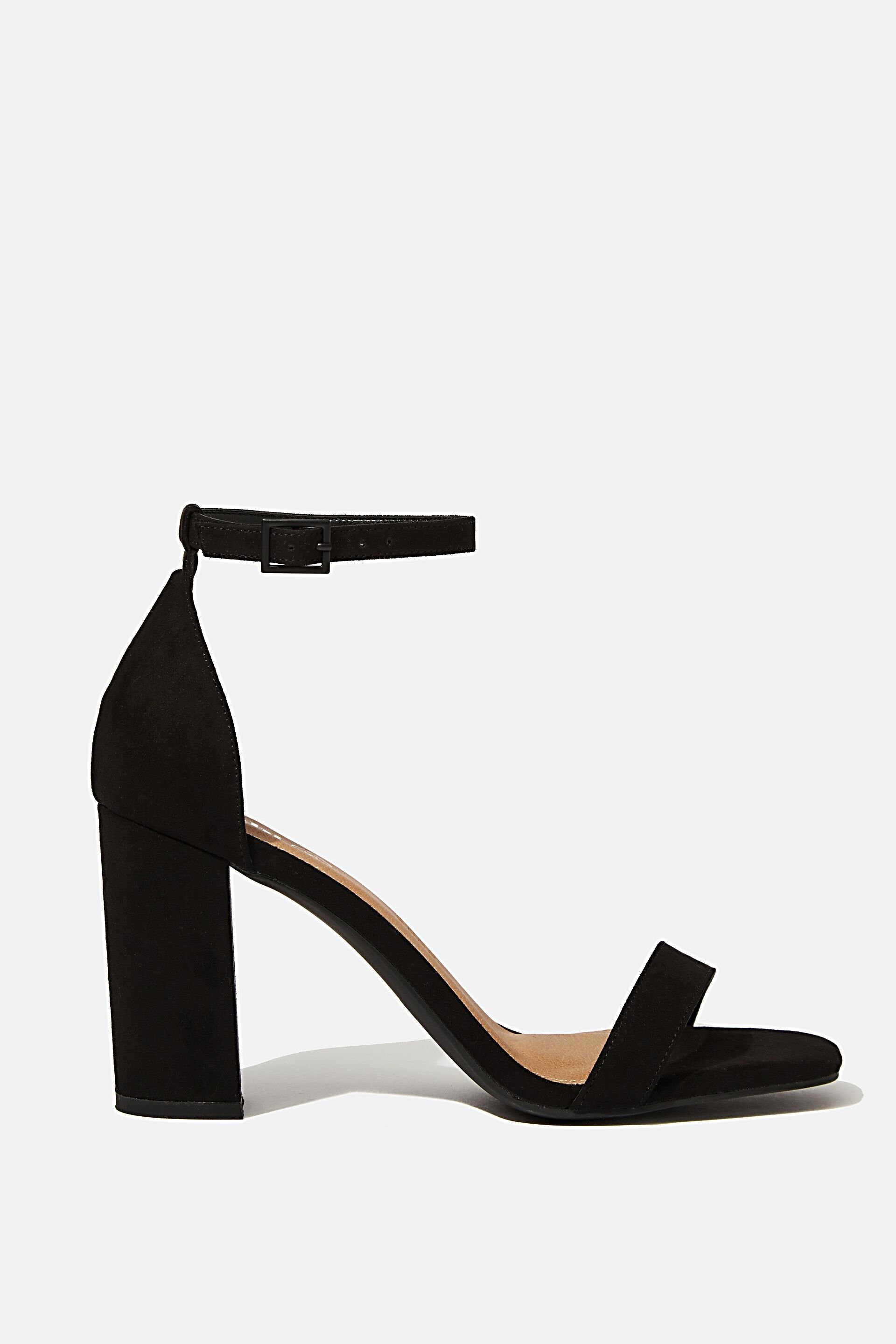 black chunky heels target