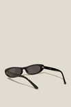 Margot Slimline Cateye Sunglasses, BLACK - alternate image 3