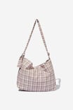 Alex Knotted Slouchy Tote, ASTRID CHECK CANVAS - alternate image 1