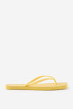 Square Toe Flip Flop, PALE YELLOW - example image 1