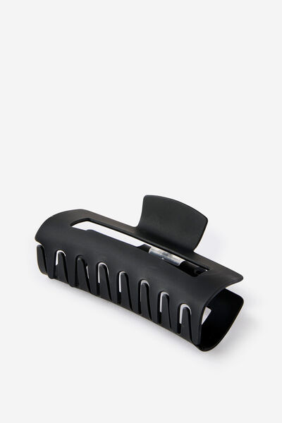 Acess&oacute;rio de cabelo - Extra Large Amber Hair Claw, MATTE BLACK