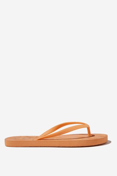 The Rubi Flip Flop, CORAL EMBOSSED SUN