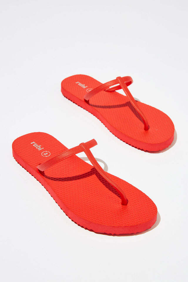 The T-Bar Flip Flop, RED