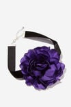 Choker Necklace, UP PURPLE FLOWER CHOKER - alternate image 1