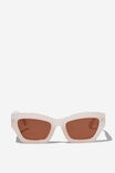 Ciara Cat Eye Sunglasses, MILKY APRICOT - alternate image 1