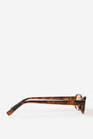 Jamie Slim Wrap Around Sunglasses, DEEP TORT/YELLOW - example image 4