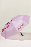 Compact Umbrella, LCN SAN HELLO KITTY LOVE/MAUVE - alternate image 2