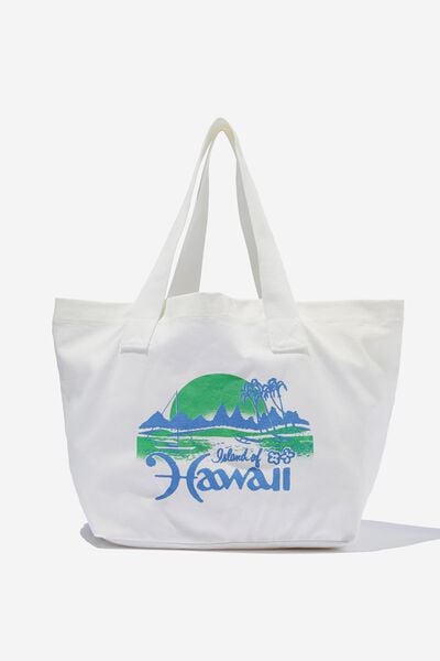 Everyday Canvas Tote, WHITE/HAWAII