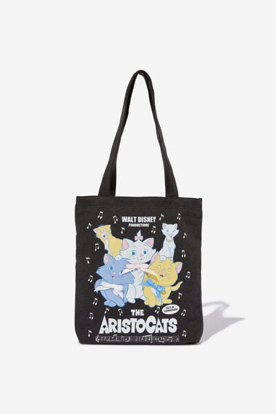 Montana Mini Denim Tote, LCN DIS ARISTOCATS/WASHED BLACK