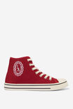 Harlow High Top, DEEP BERRY CREST EMBROIDERY - alternate image 1