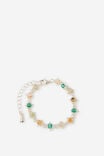 Select Colour: SILVER GREEN STONES