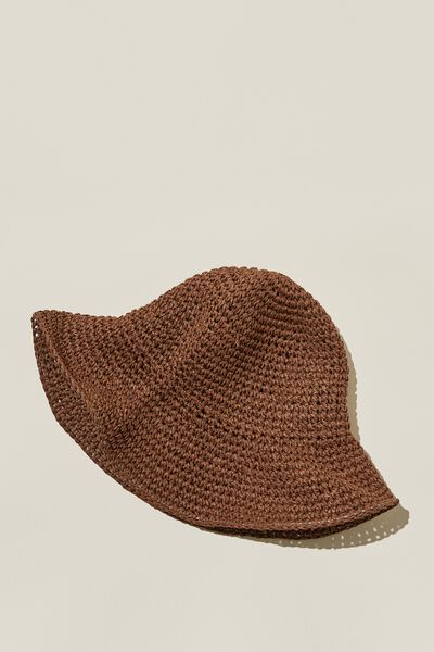 Brooke Bucket Hat, CHOCOLATE