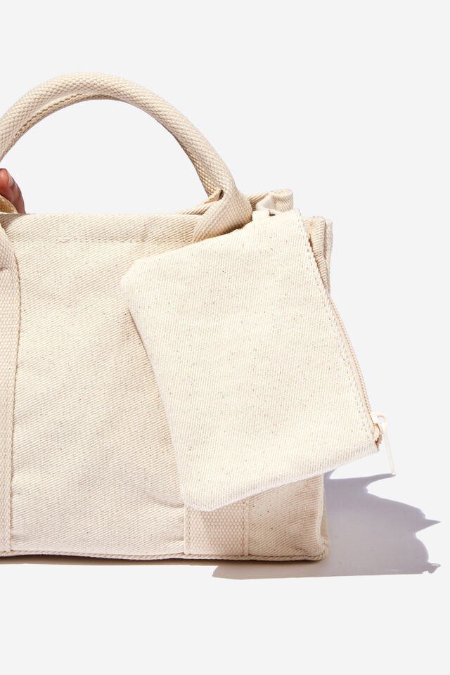The Midi Stand By Tote, NATURAL