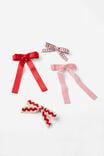 The Holiday Bow Gift Packs, PINK/RED - alternate image 1