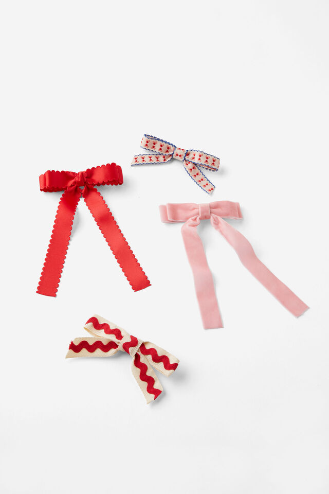 The Holiday Bow Gift Packs, PINK/RED