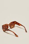 Aubrey Oversized Sunglasses, SEPIA TORT - alternate image 3