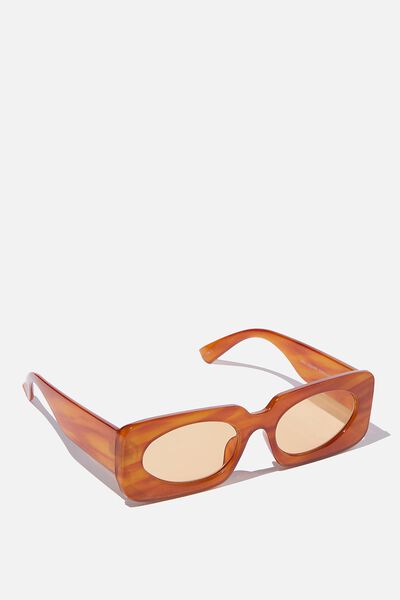 Aria Square Sunglasses, RETRO STRIPE