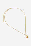 Select Colour: GOLD OVAL DROP CHAIN