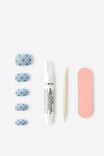 Press On Nails, MAGETIC BLUE POLKA - example image 2