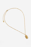 Select Colour: GOLD HAMMERD COIN STONE ZODIAC TAURUS