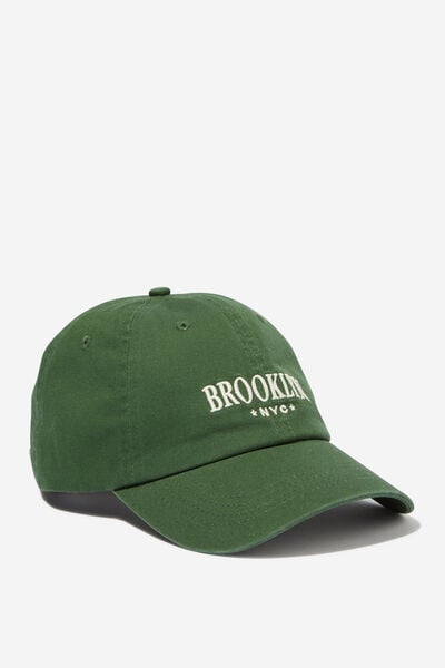 Classic Dad Cap, BROOKLYN NYC/DEEP GREEN