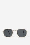 Maria Metal Sunglasses, GOLD/DARK GREEN - alternate image 1