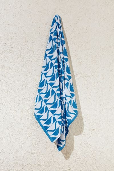 Cotton Beach Towel, EMI GEO DEEP SKY