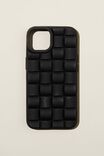 Phone Case Iphone 13, VIBE CHECK SOLID BLACK - alternate image 1