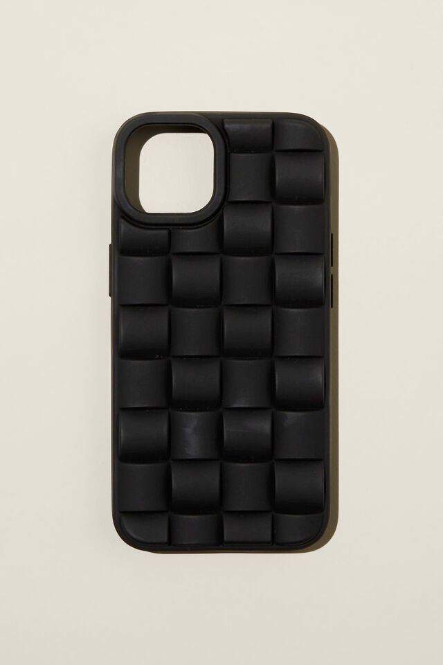 Phone Case Iphone 13, VIBE CHECK SOLID BLACK