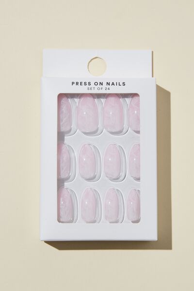 Press On Nails, PINK MARBLE
