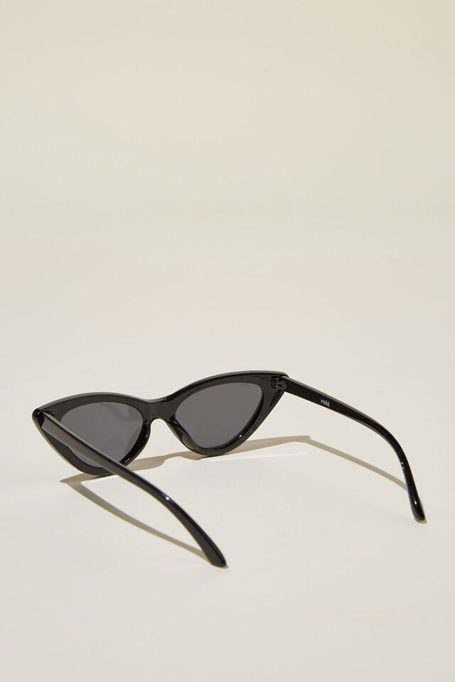 Erica Cateye Sunglasses, BLACK
