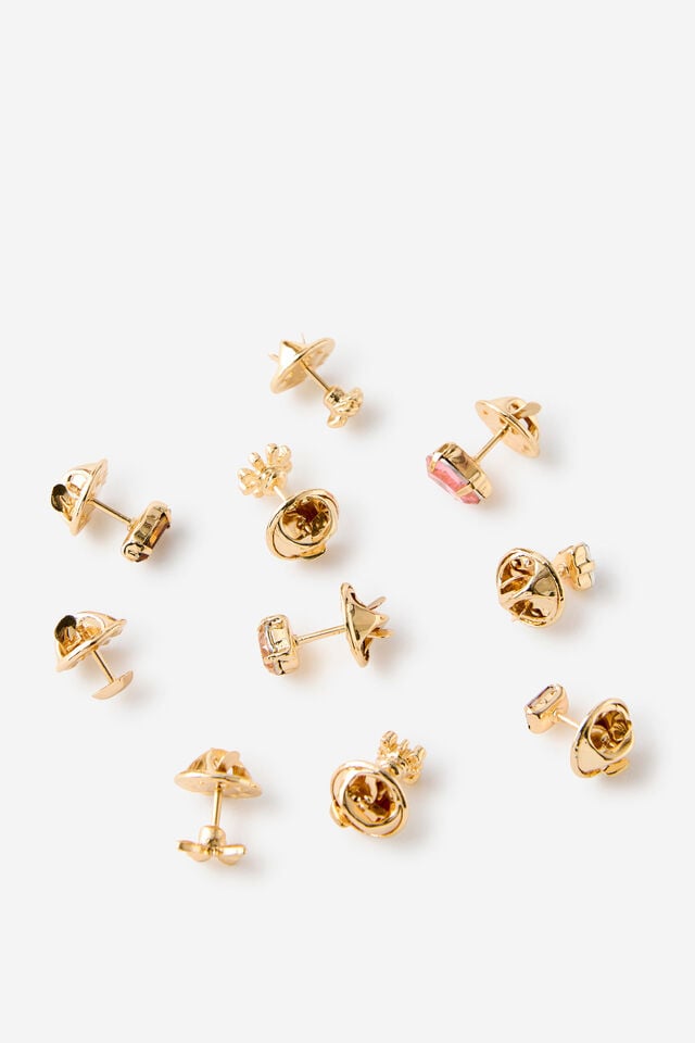 Pin Pack, GOLD HEIRLOOM STONE 10 PK
