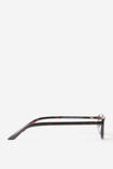 Elowen Rectangle Sunglasses, DEEP TORT/METAL - example image 4