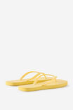 Square Toe Flip Flop, PALE YELLOW - example image 3