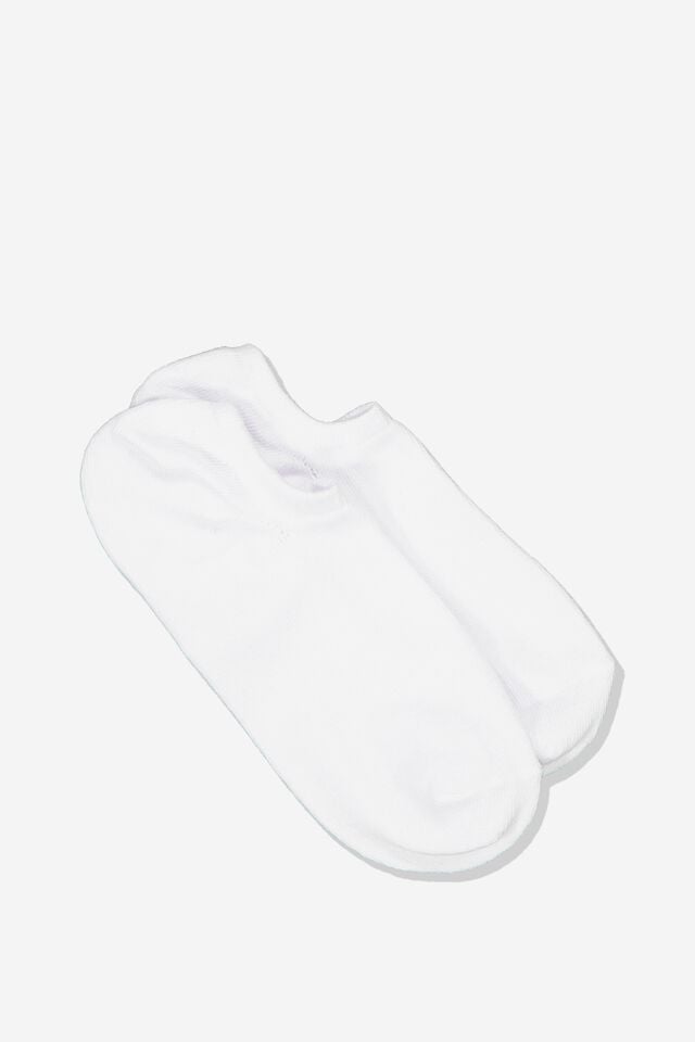 Sports Low Cut Sock, WHITE