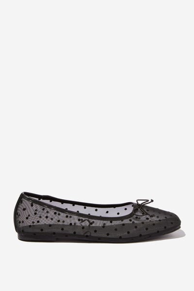 Miley Ballet, BLACK POLKA DOT MESH