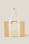The Stand By Tote, NATURAL WOVEN TEXTURE - alternate image 1