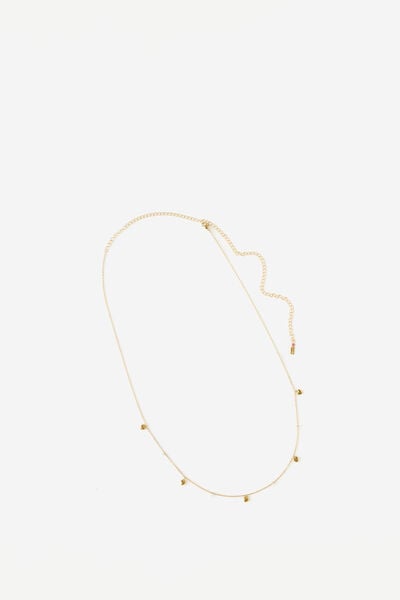 Rubi X Luyanda Zwane, WATERPROOF BELLY CHAIN GOLD DIA HEART