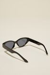 Mia Cateye Sunglasses, BLACK - alternate image 3